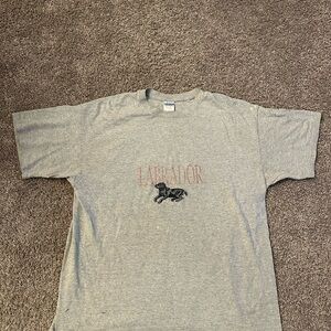 Gildan Gray Labrador Men's T-Shirt